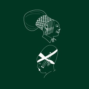 African Culture Line Art Illustration – Editable AI & EPS Vector Source File | Minimalist Tribal Profile Art