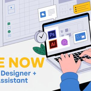 💼 Hire for 6 Months Graphic Design Assistant– Full-Time Creative Support