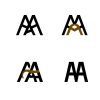 Creative AA Letter Monogram Design Editable vector  Source file  Download - Image 5